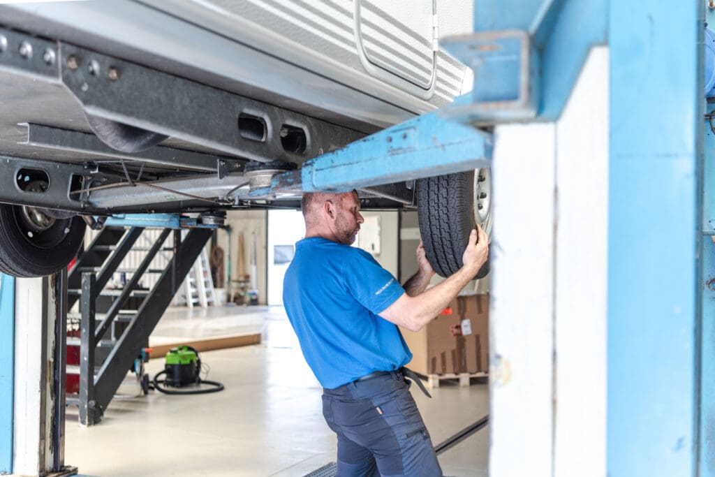 Caravan kopen 1 - werkplaats werkplaats